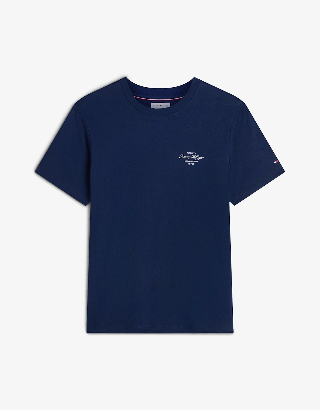 Tommy Hilfiger Nautical Back Photo Mens T-Shirt - Carbon Navy