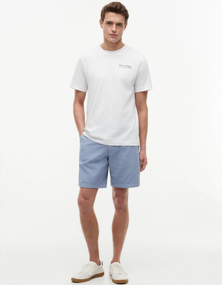 Tommy Hilfiger Nautical Back Graphic Mens T-Shirt - White