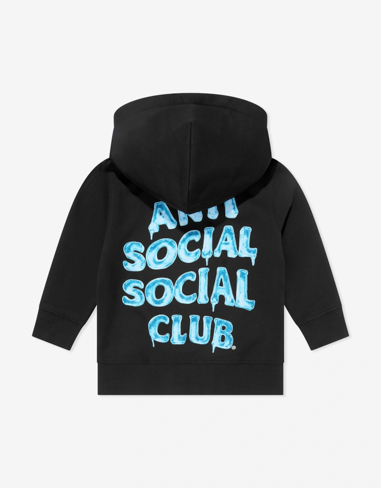 Anti Social Social Club Kids Icy Mind Games Hoodie in Black