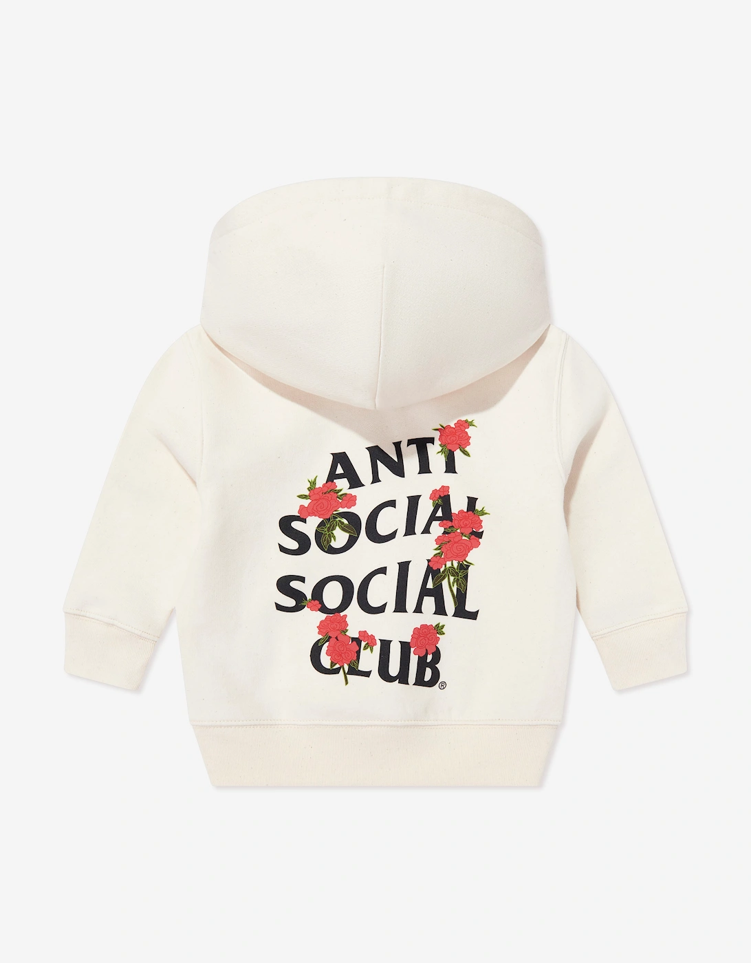 Anti Social Social Club Kids Rose Kkotch Hoodie in Ivory