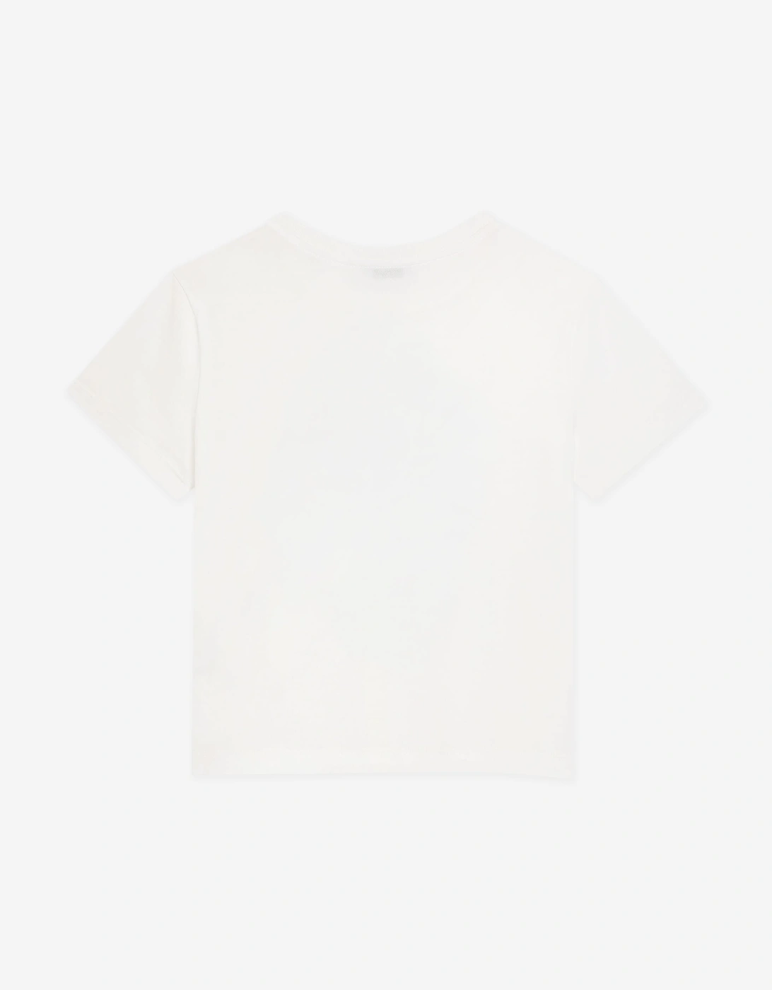 Dolce & Gabbana Girls Hydrangea Print T-Shirt in White