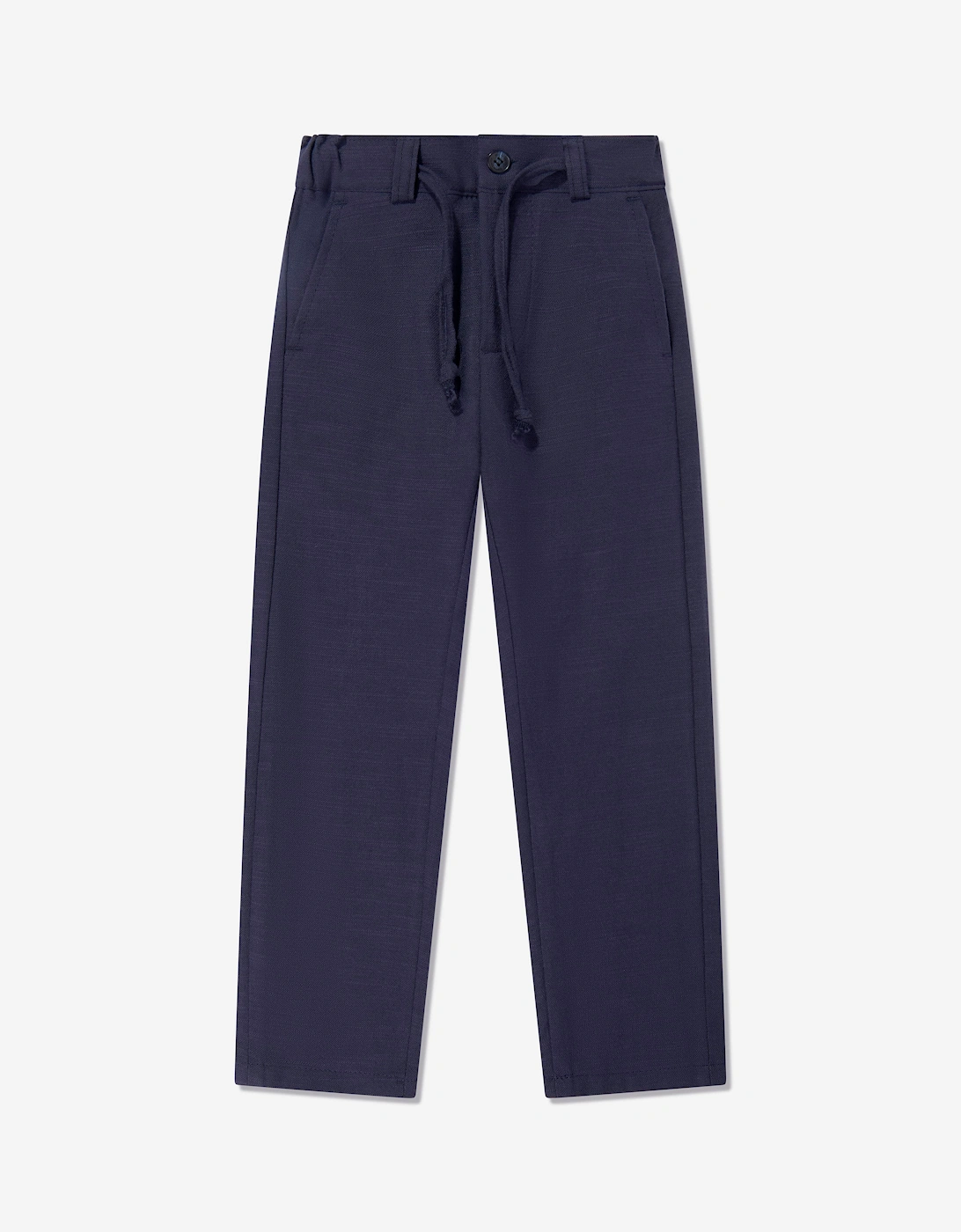 Bel-Air Boys Cotton Suit Set in Navy
