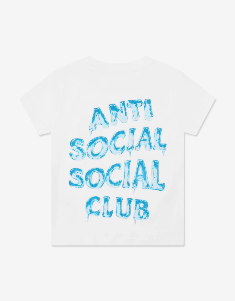 Anti Social Social Club Kids Icy Mind Games T-Shirt in White