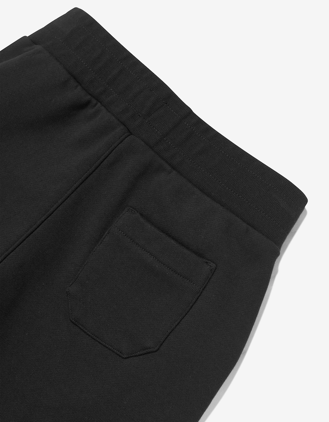 C.P. Company Boys Diagonal Fleece Cargo Lens Sweat Shorts in Black