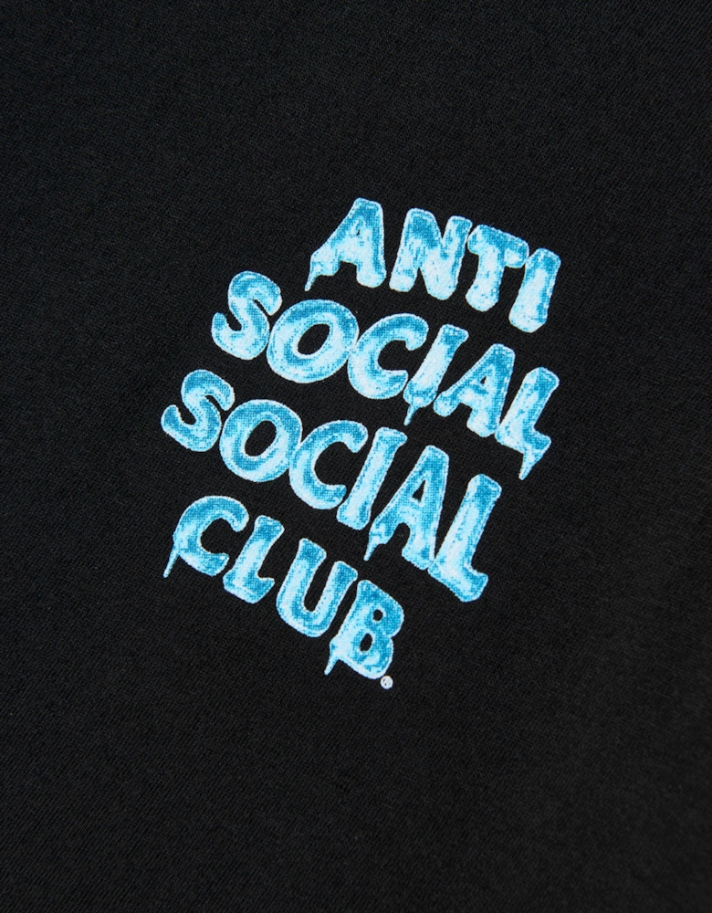 Anti Social Social Club Kids Icy Mind Games T-Shirt in Black