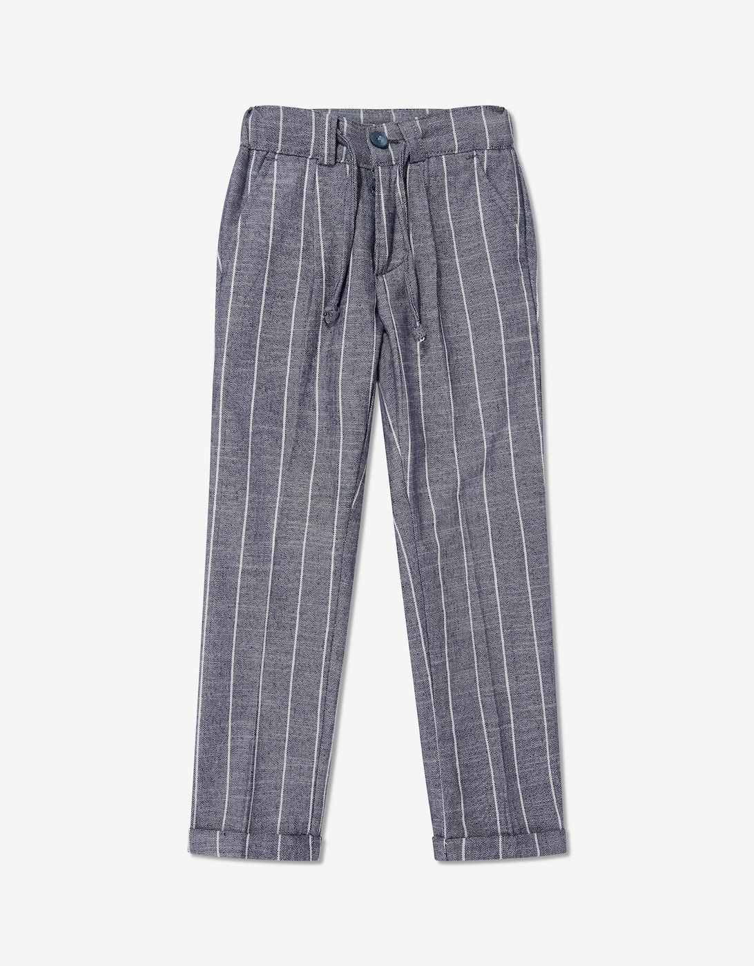 Bel-Air Boys Striped Suit Set in Blue