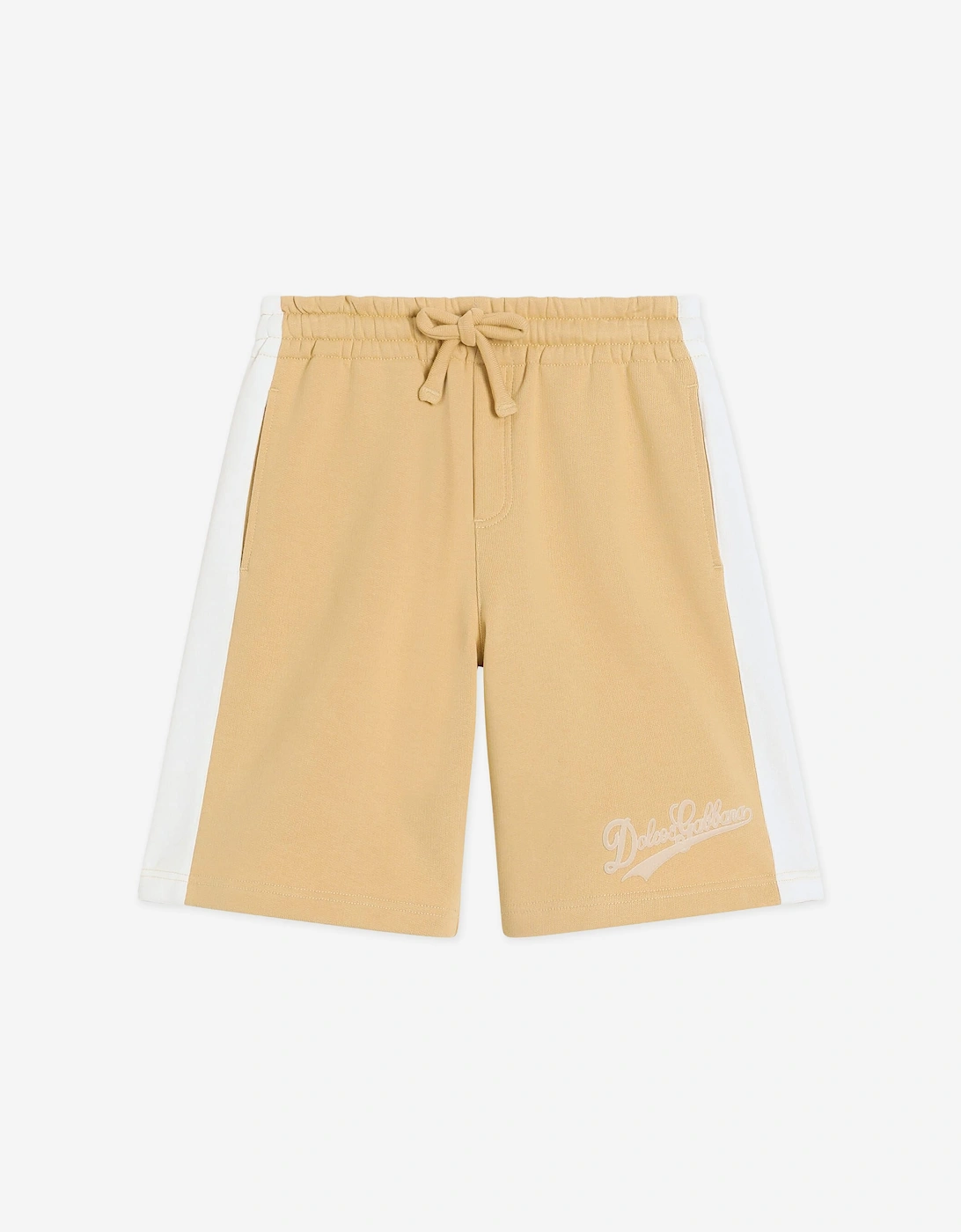 Dolce & Gabbana Boys Logo Bermuda Shorts in Yellow