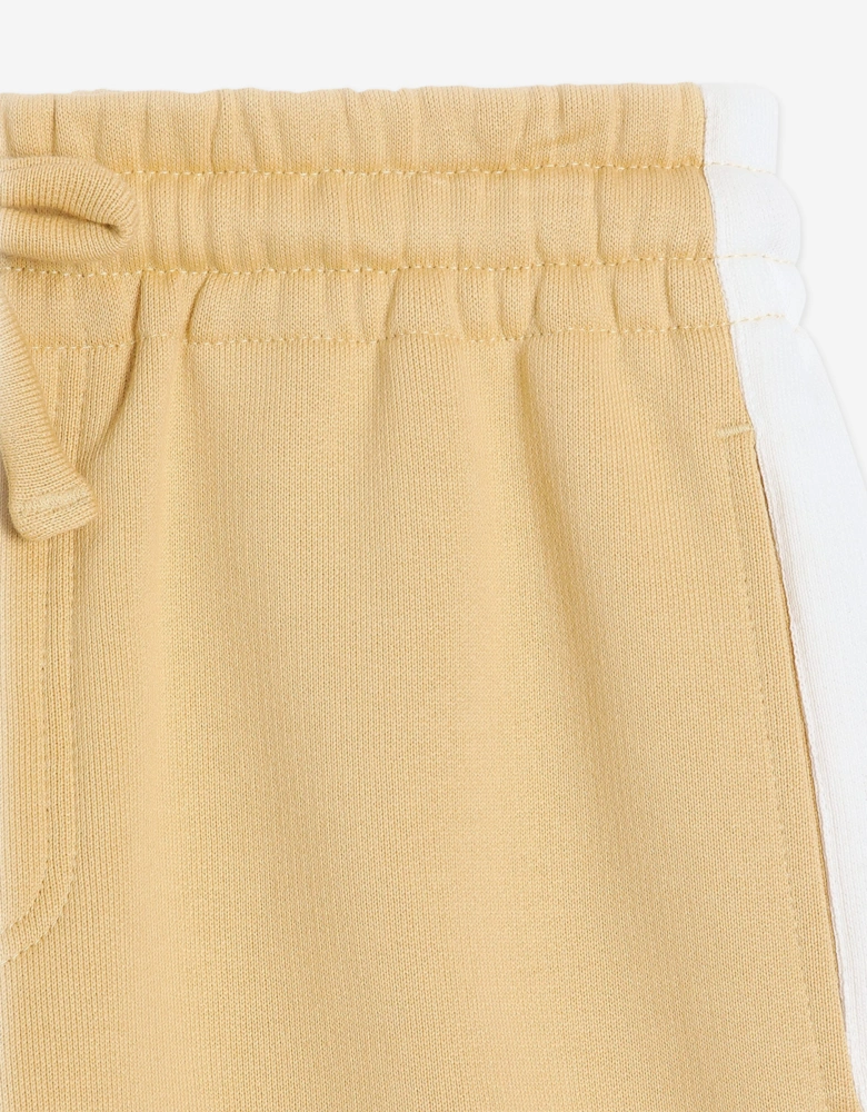 Dolce & Gabbana Boys Logo Bermuda Shorts in Yellow
