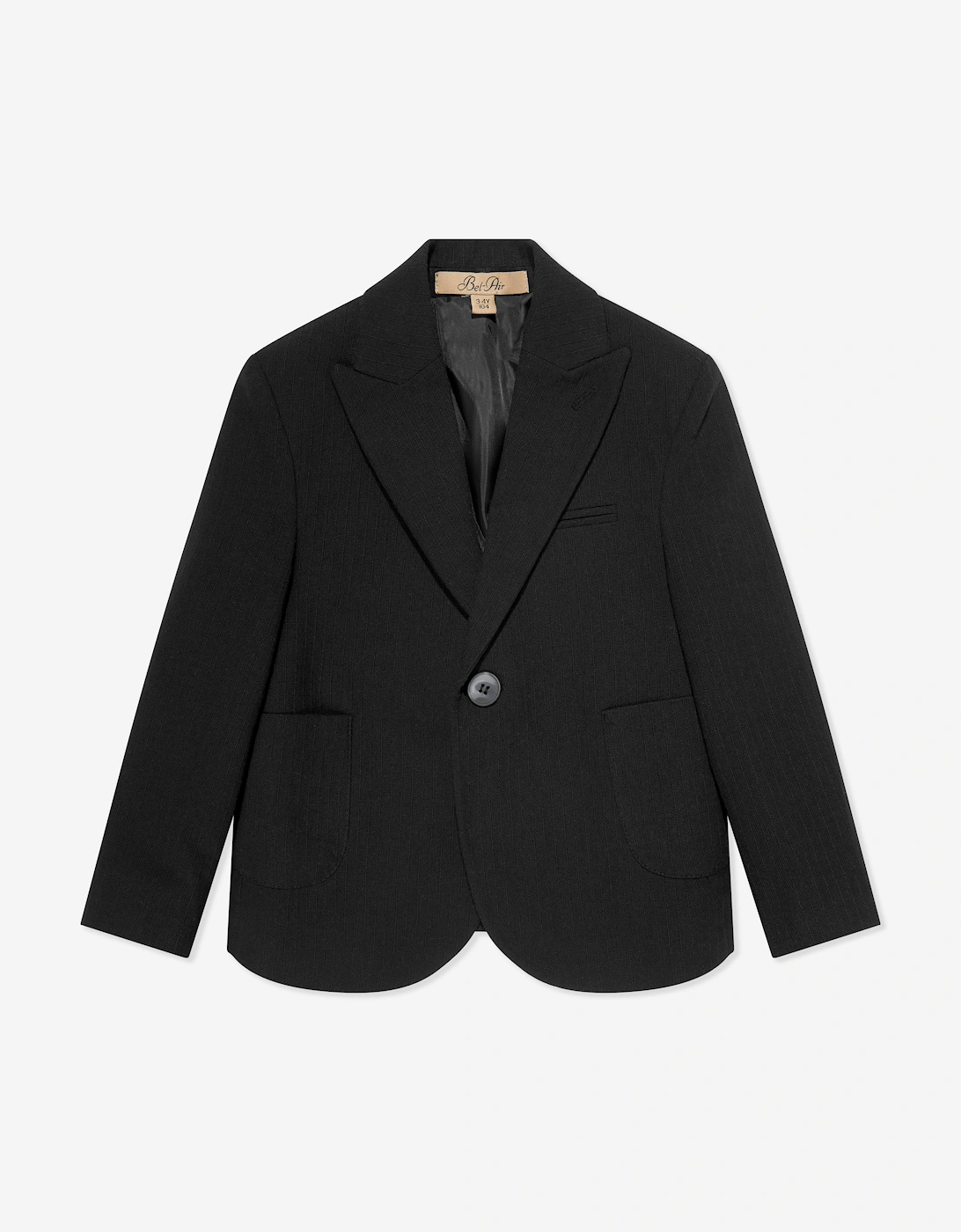Bel-Air Boys Cotton Suit Set in Black