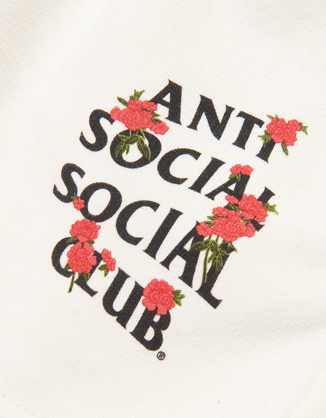 Anti Social Social Club Kids Rose Kkotch Shorts in Ivory