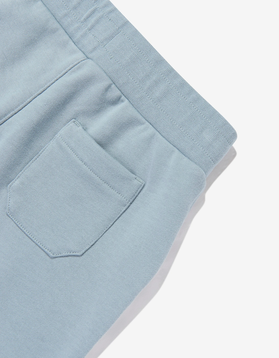 C.P. Company Boys Diagonal Fleece Cargo Lens Sweat Shorts in Blue