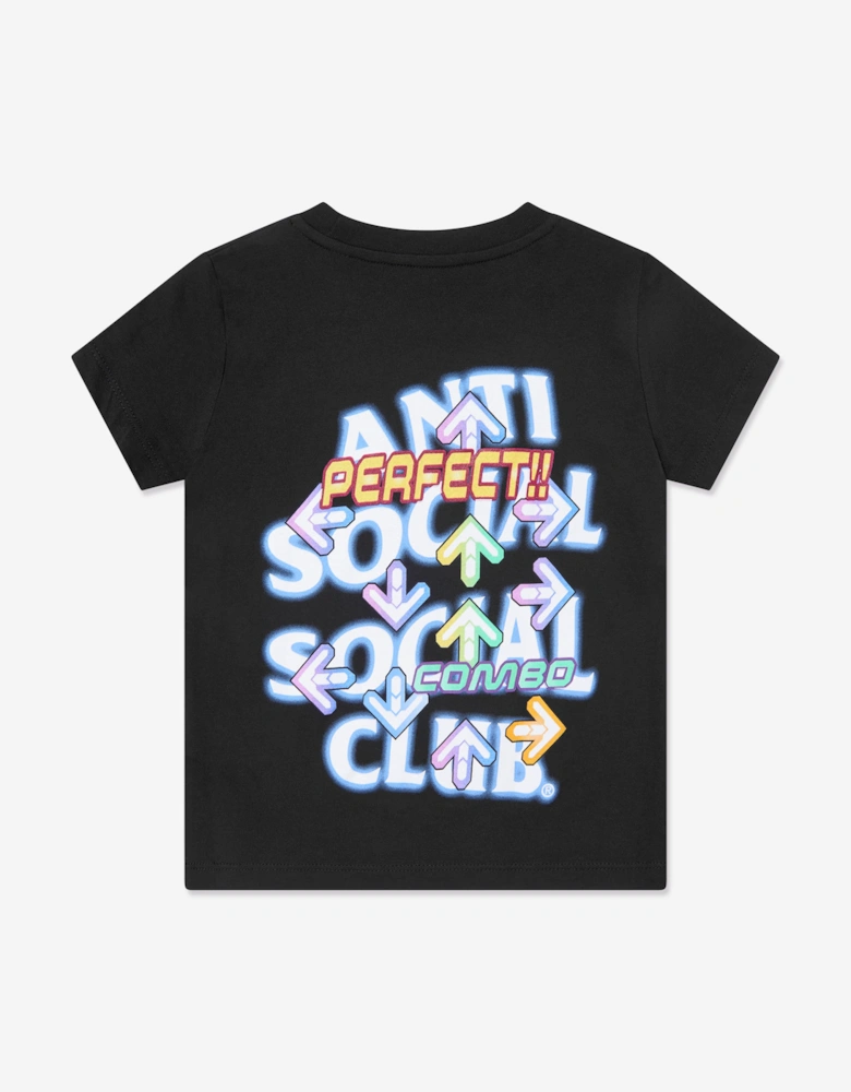 Anti Social Social Club Kids Butterfly T-Shirt in Black