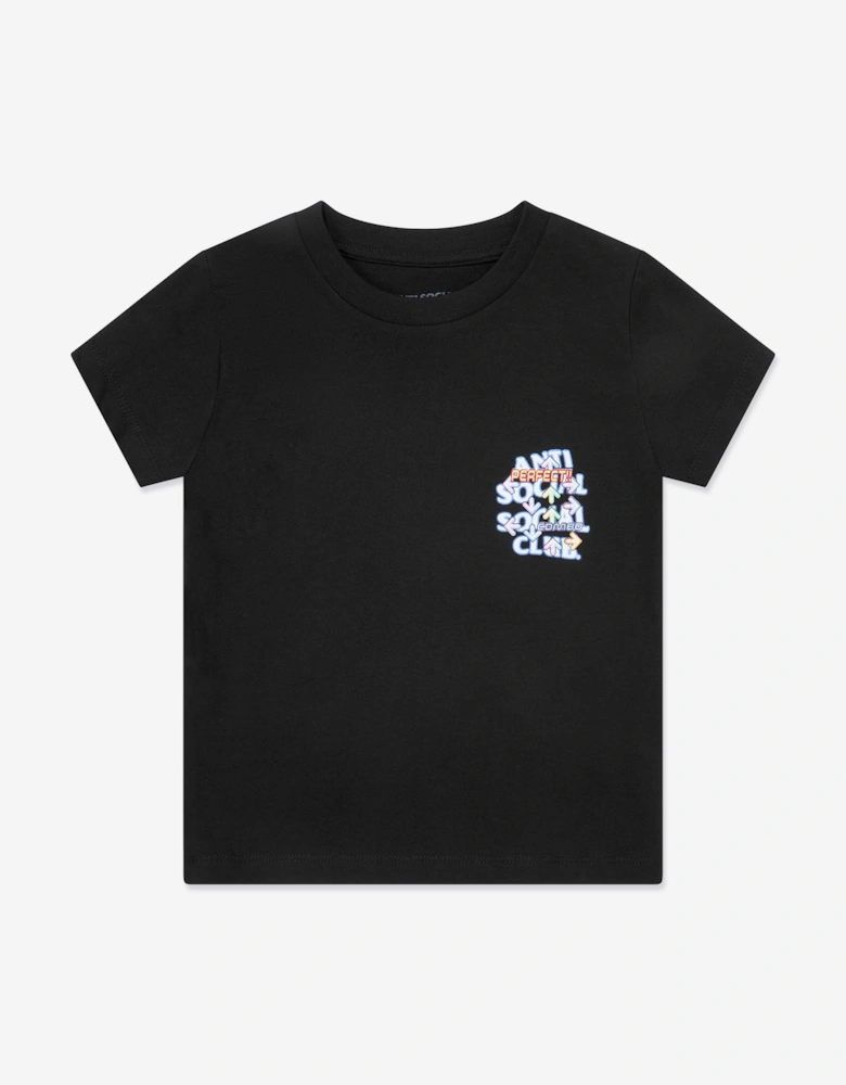 Anti Social Social Club Kids Butterfly T-Shirt in Black