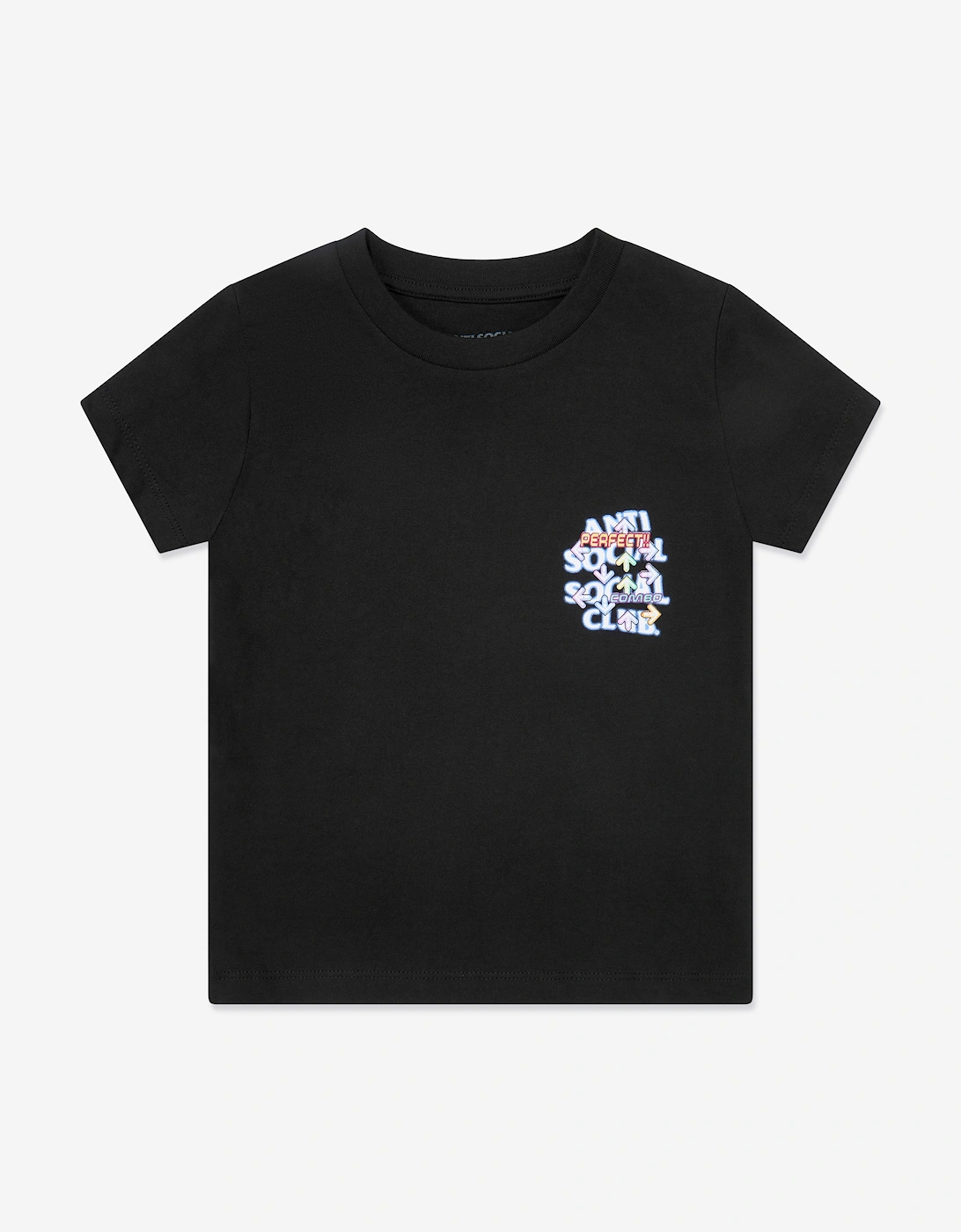 Anti Social Social Club Kids Butterfly T-Shirt in Black, 5 of 4