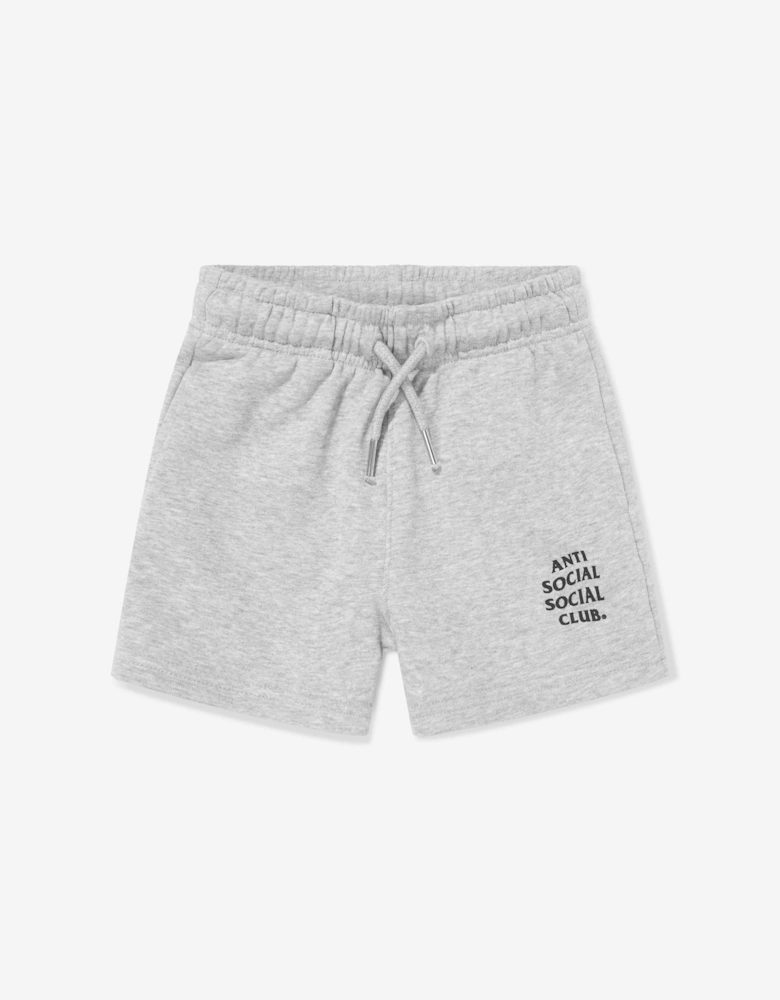 Anti Social Social Club Kids Core Shorts in Grey