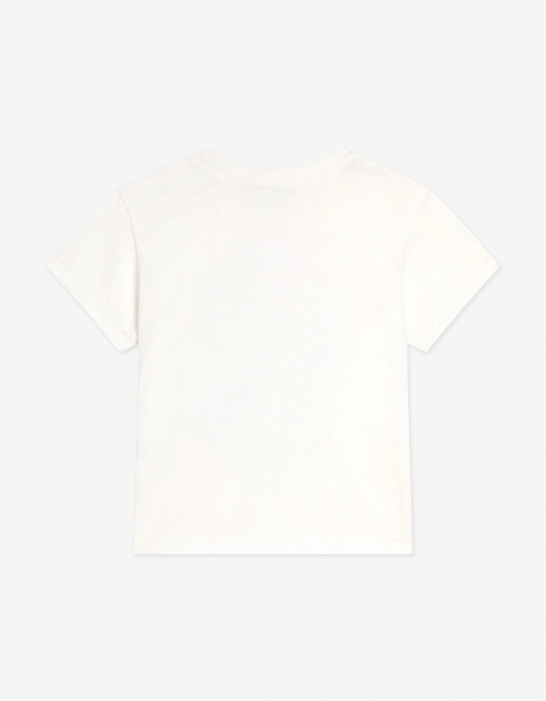 Dolce & Gabbana Baby Girls Hydrangea Print T-Shirt in White