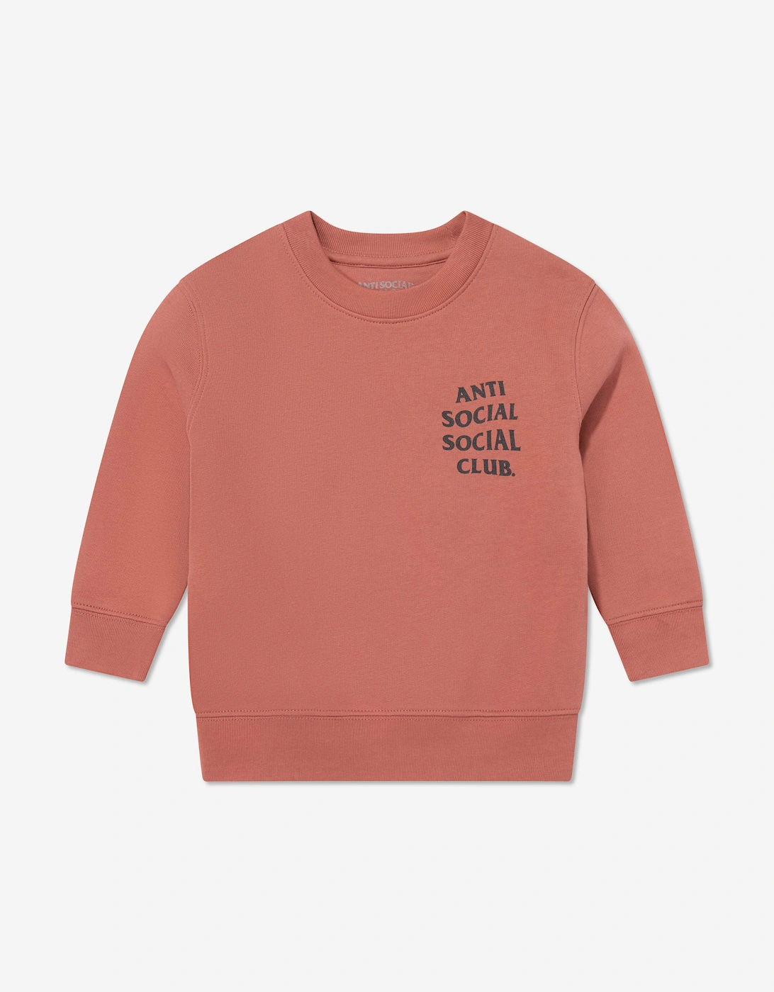 Anti Social Social Club Kids Rose Kkotch Sweatshirt in Orange, 5 of 4