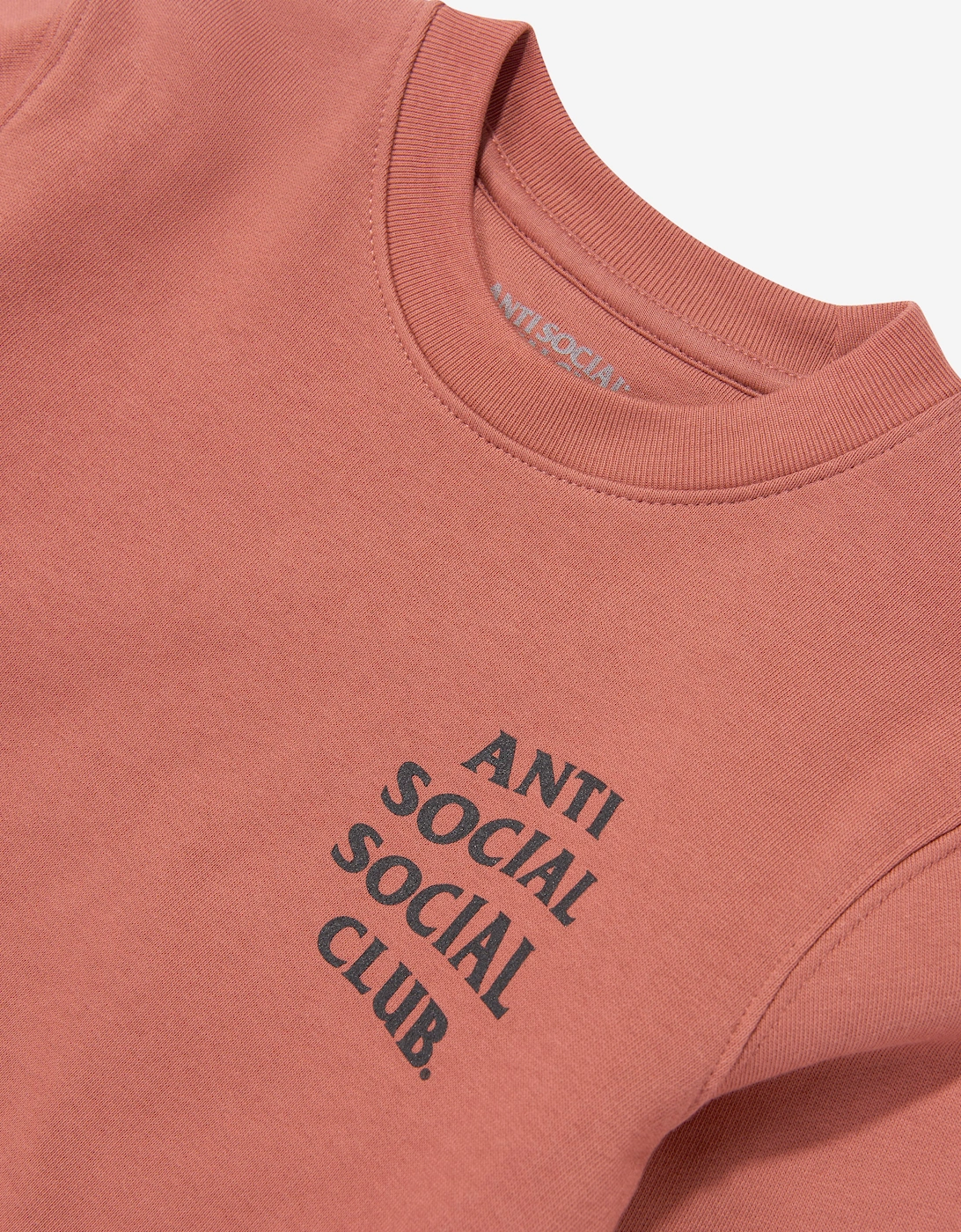 Anti Social Social Club Kids Rose Kkotch Sweatshirt in Orange