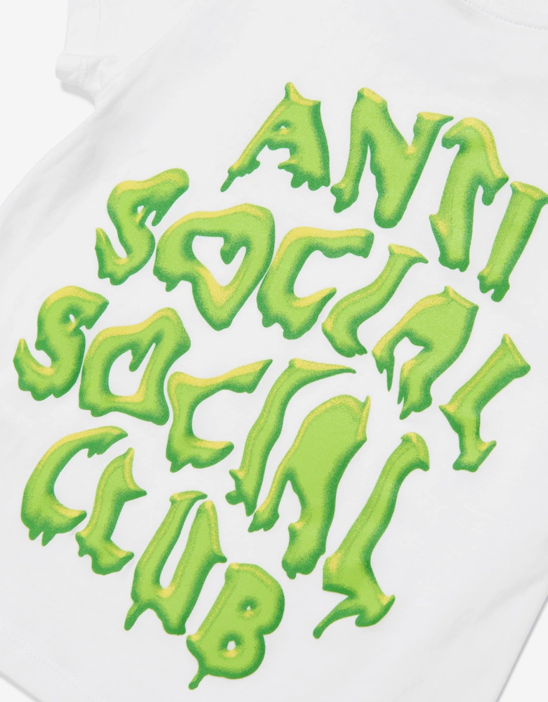 Anti Social Social Club Kids Melt Away T-Shirt in White