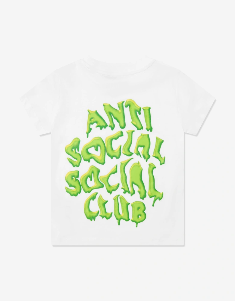 Anti Social Social Club Kids Melt Away T-Shirt in White