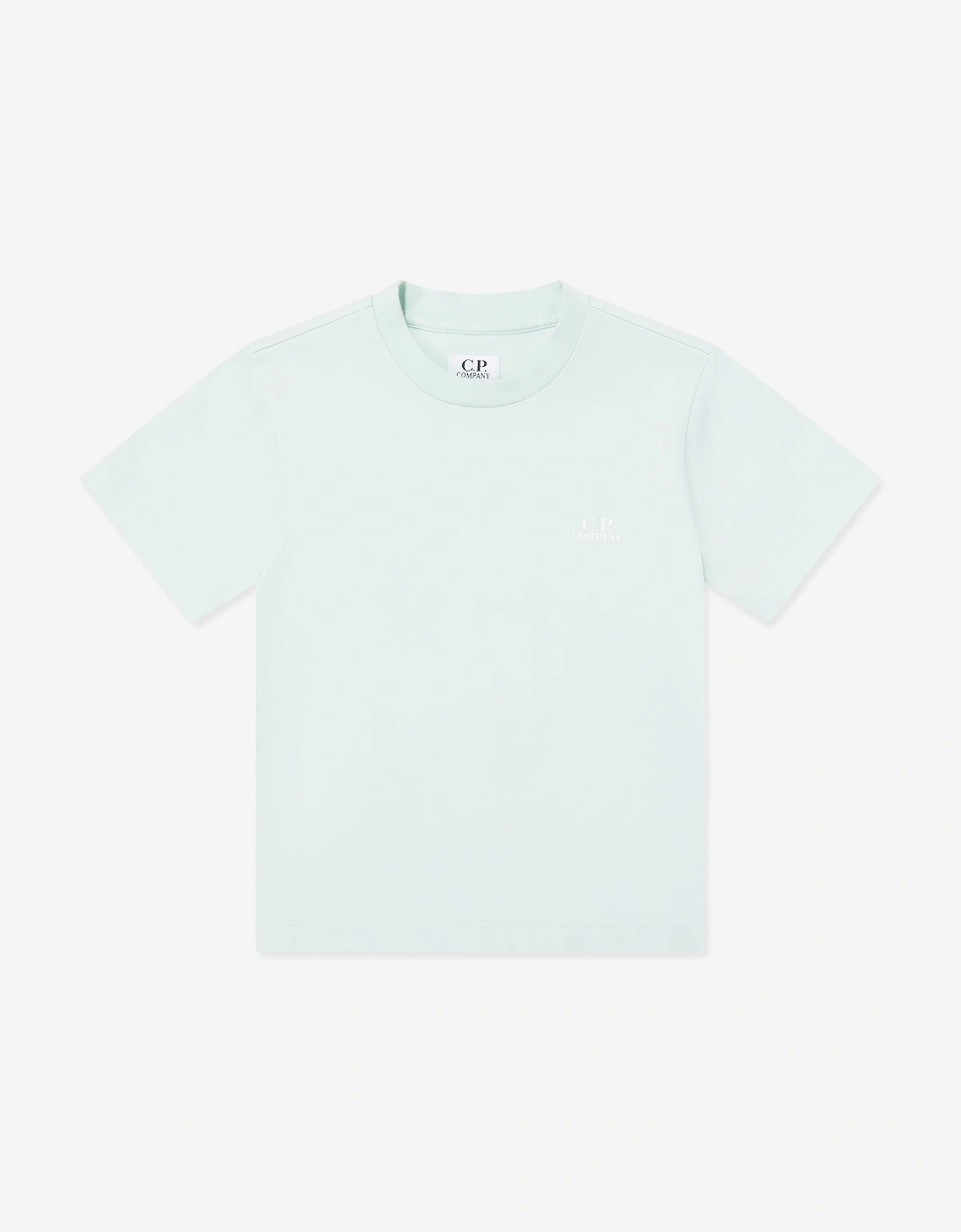 Cp Company Boys Blue 'S C.p. Company Cotton Jersey Logo T-Shirt In - Size: 8 Years Kids