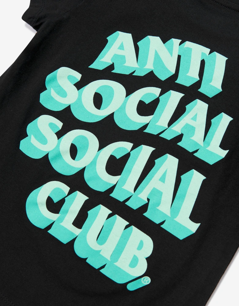 Anti Social Social Club Kids Popcorn T-Shirt in Black