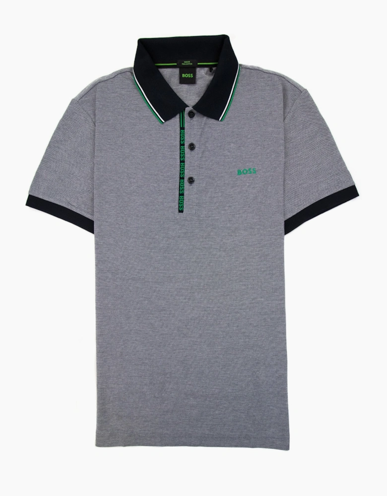 Hugo Boss Paule 4 Slim Fit Branded Placket Polo Black 401