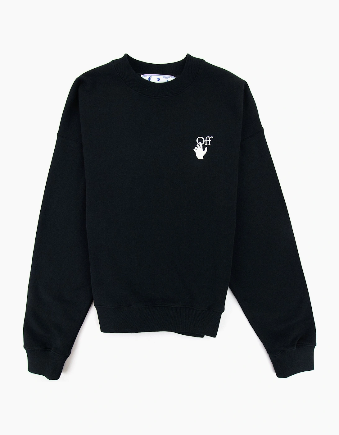 Off White Cut Here Arrow Skate Sweatshirt Black/white, 7 of 6