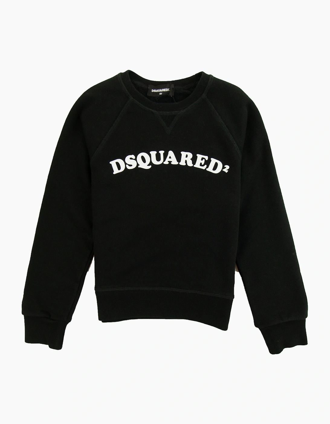 Dsquared2 Kids Arch Logo Crewneck Sweatshirt Black