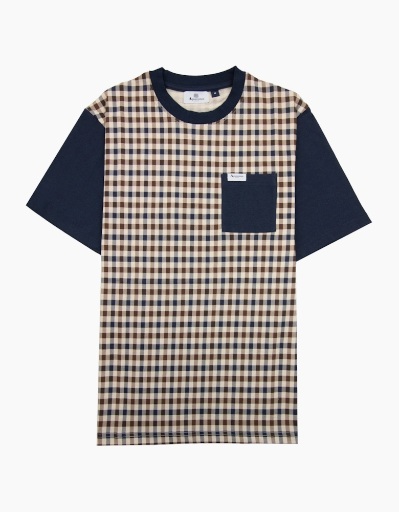 Aquascutum Active Solid Pocket T Shirt Navy
