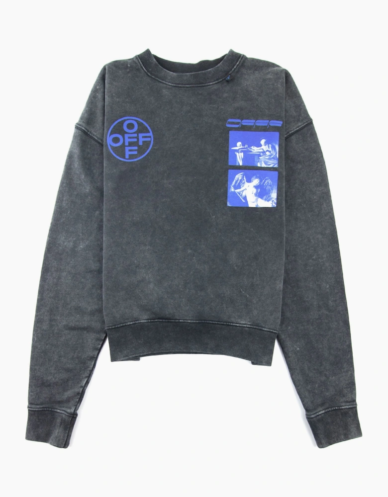 Off White Hardcore Caravaggio Sweatshirt Black/Blue