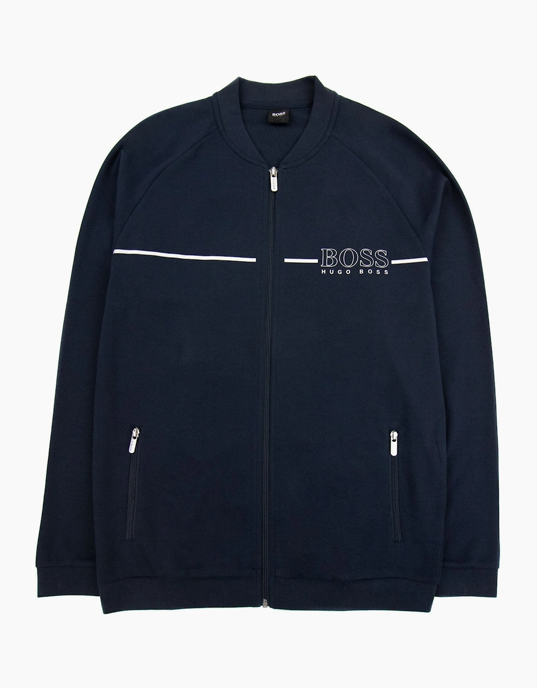 Hugo Boss Logo Tracksuit Jacket Navy 403, 6 of 5