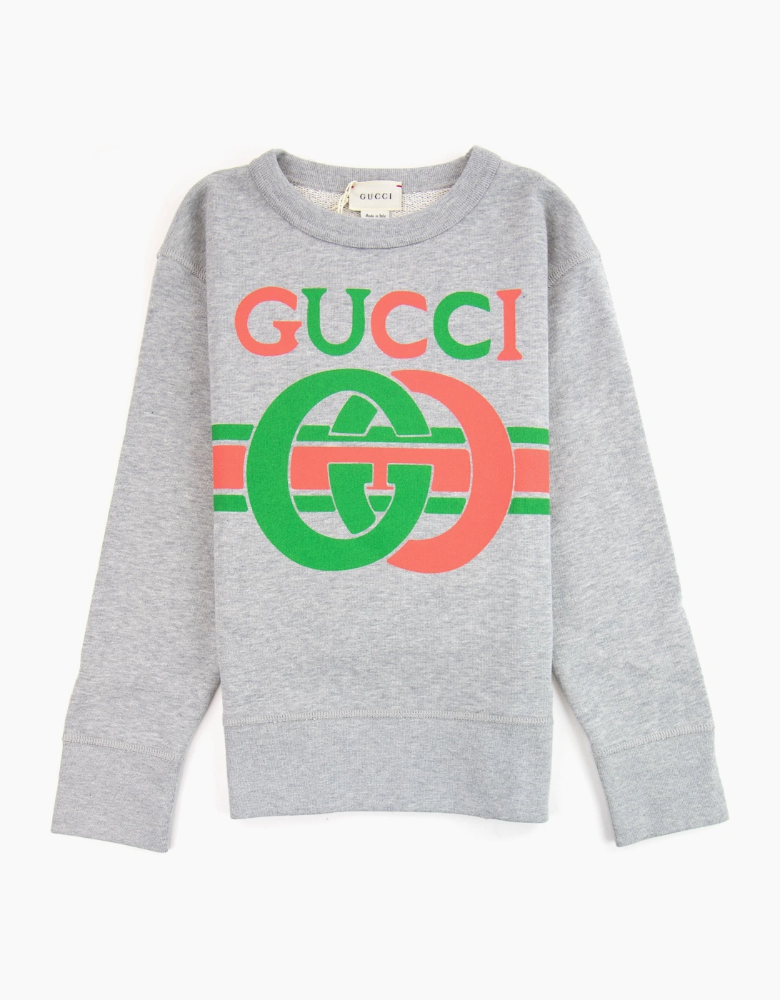 Gucci Junior Interlocking G Sweatshirt Grey