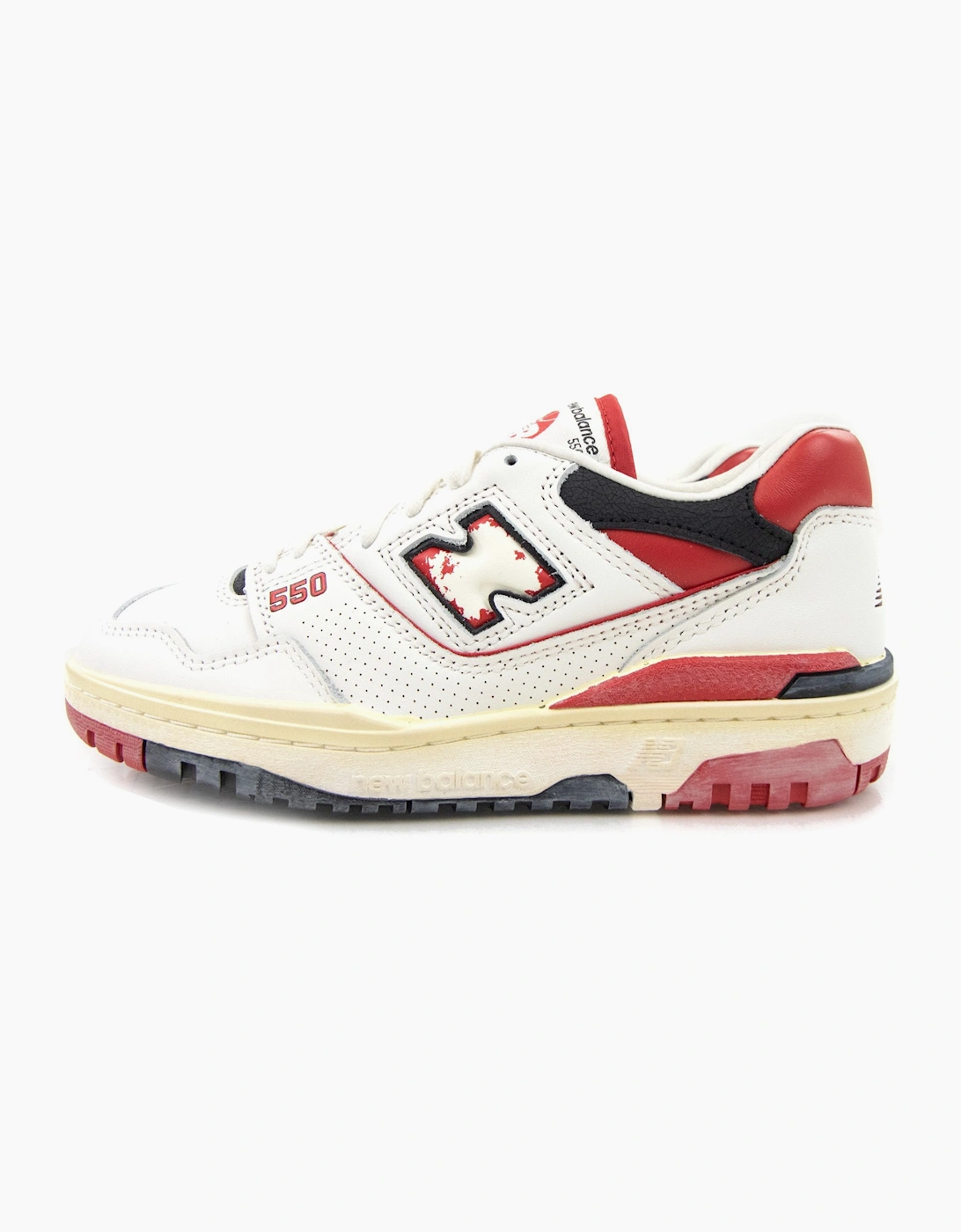 New Balance 550v Low Trainers White