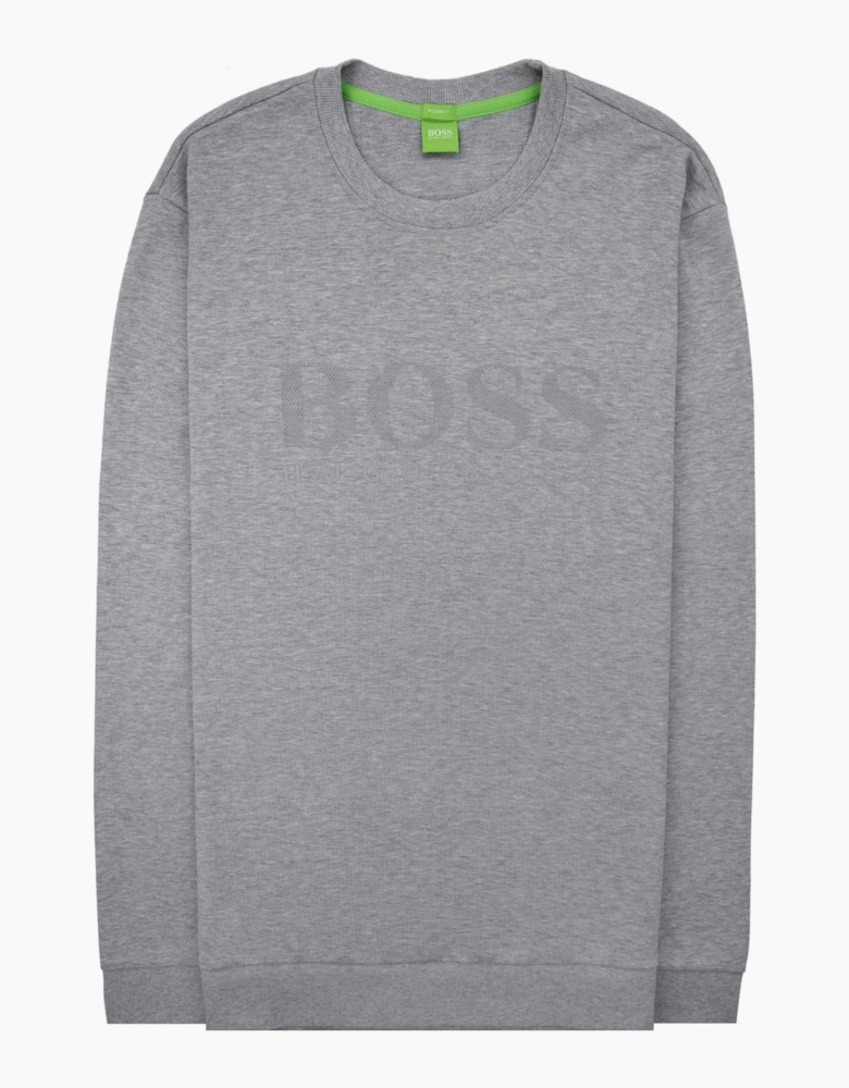 Hugo Boss Salbo Crew Neck Sweatshirt Grey 059
