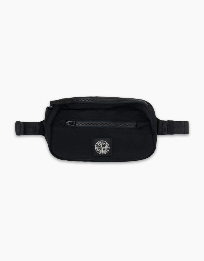 Stone Island Junior 91564 Nylon Metal Pouch Bag Black V0029