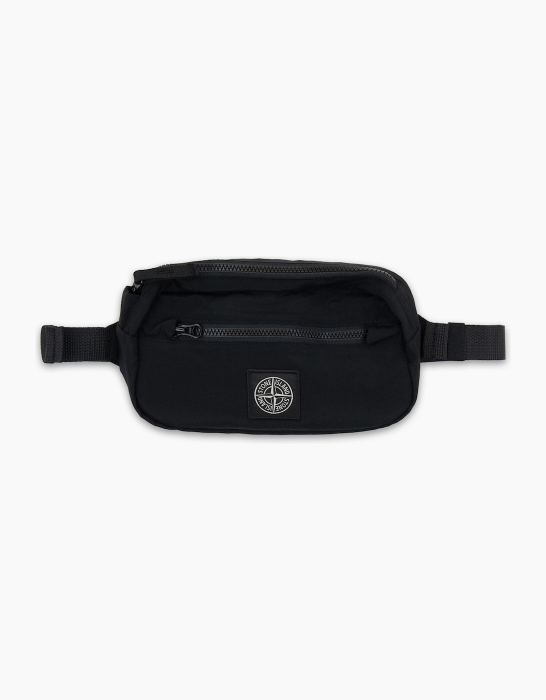 Stone Island Junior 91564 Nylon Metal Pouch Bag Black V0029