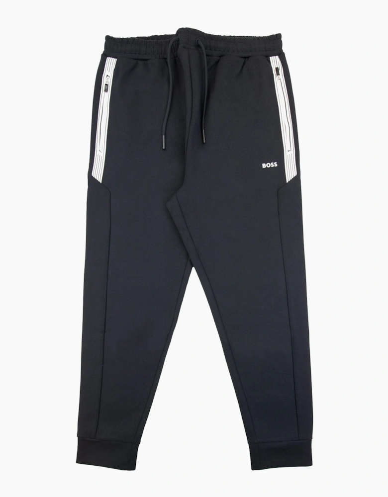 Hugo Boss Hadiko 1 Hd Print Logo Tracksuit Bottoms Navy/white