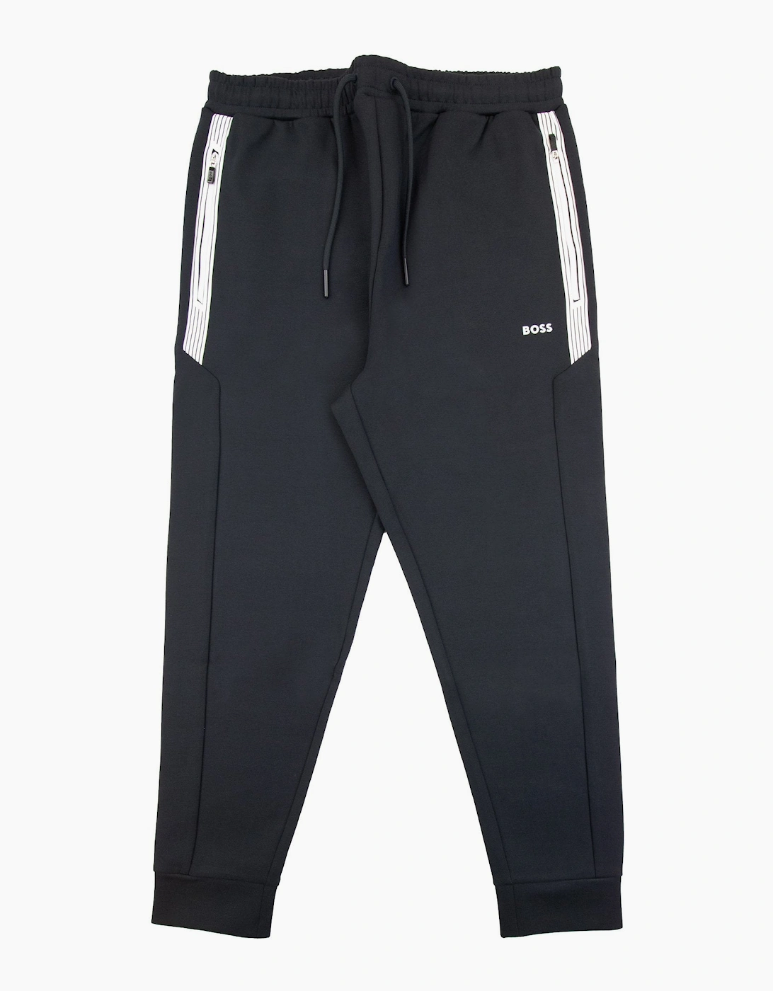Hugo Boss Hadiko 1 Hd Print Logo Tracksuit Bottoms Navy/white
