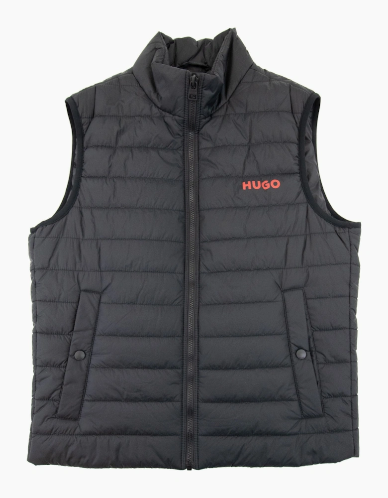 Hugo Bentino2221 Padded Gilet Black 001