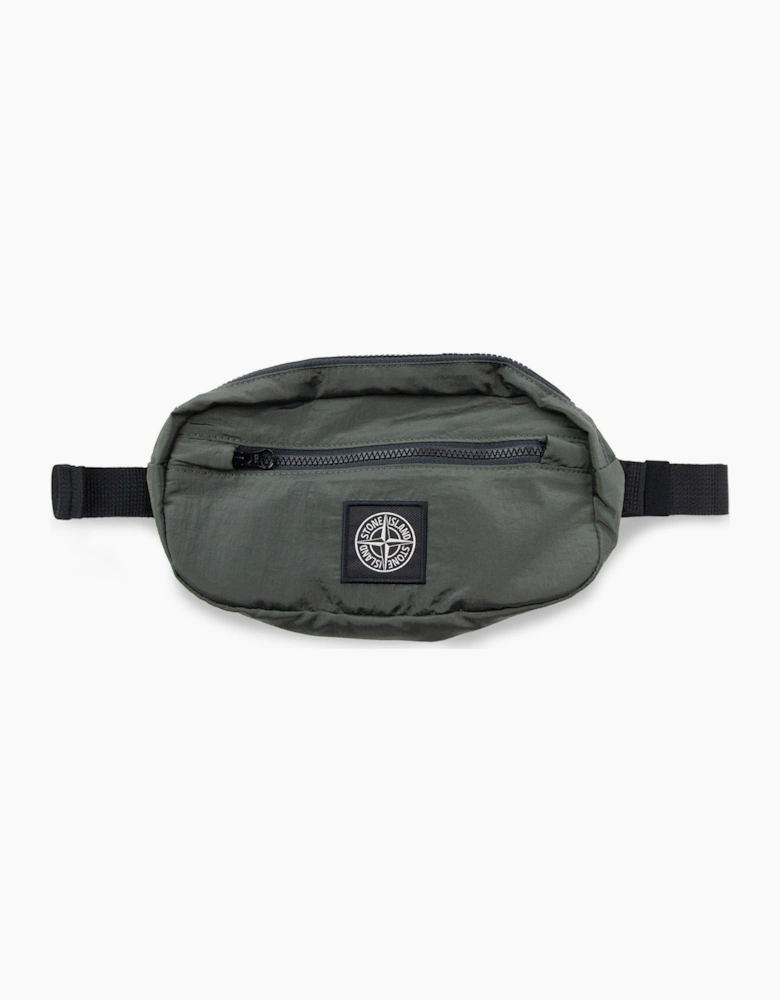 Stone Island Junior 91564 Nylon Metal Pouch Bag Khaki V0054