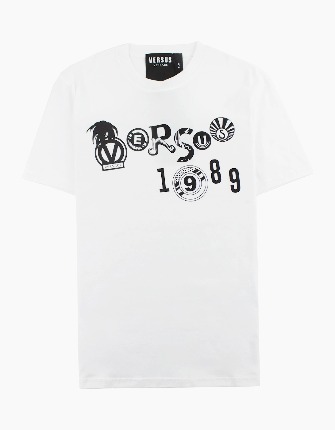 Versace Versus Slim Fit Print T-shirt White, 3 of 2