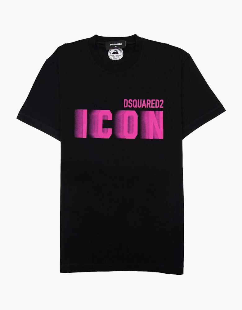 Dsquared2 Icon Blur Cool Fit T Shirt Black
