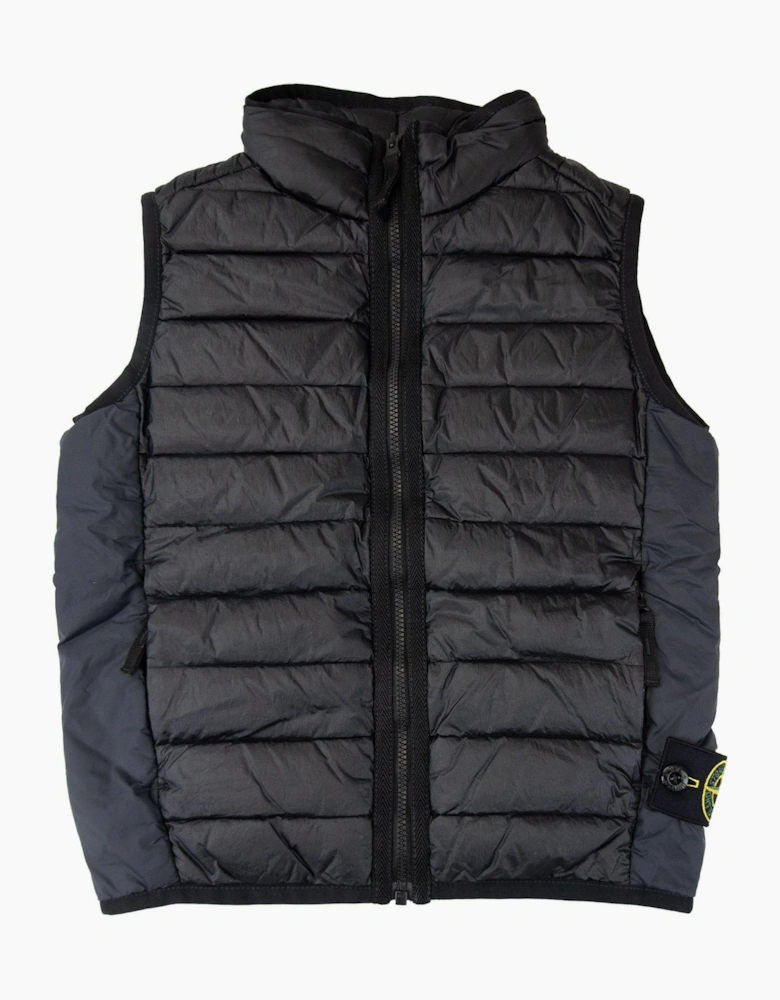 Stone Island Junior G0224 Loom Woven Chambers R-nylon Down-tc Black V0029