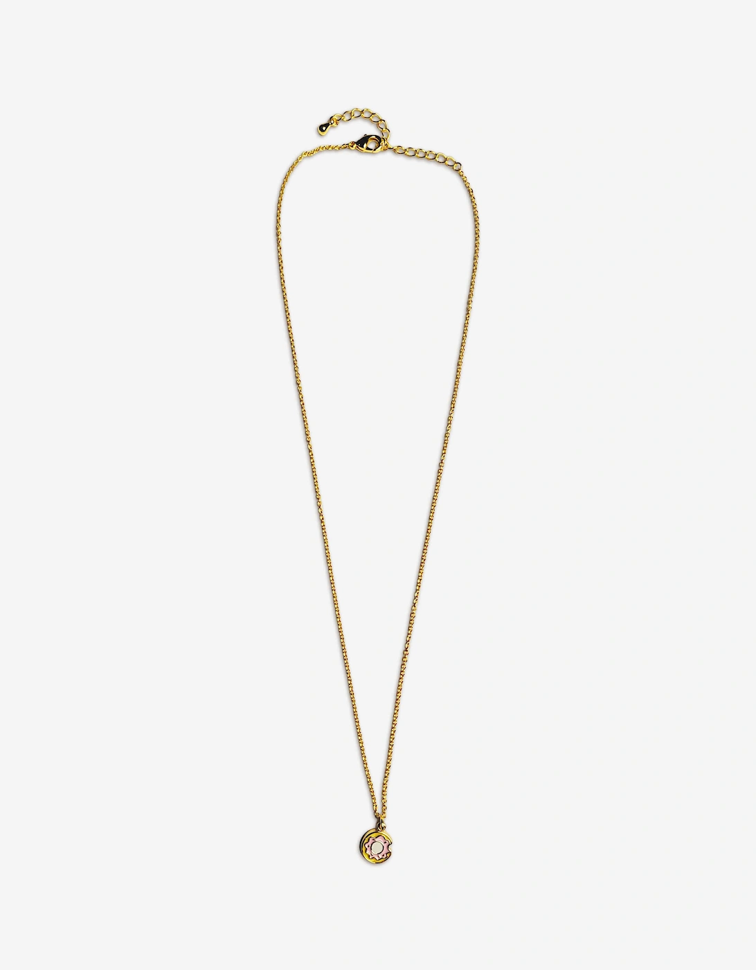 Secret Spoils Girls Yellow Doughnut Necklace in Gold (40cm)
