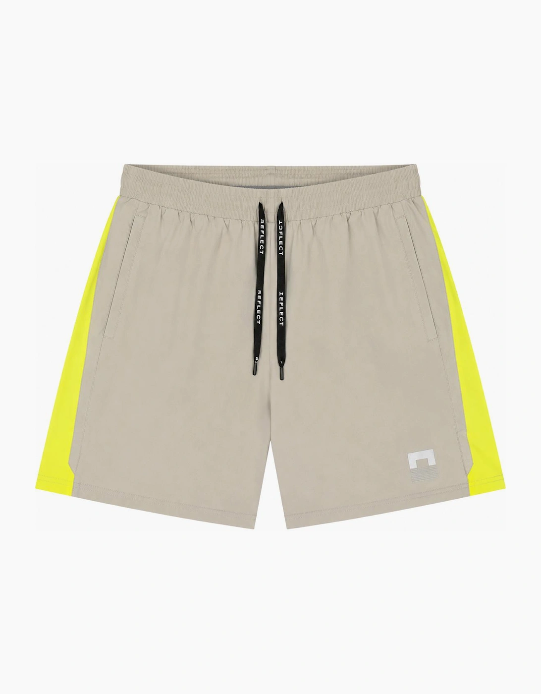 REFLECT Zone Tech 7-Inch Shorts Grey/Neon Yellow, 5 of 4
