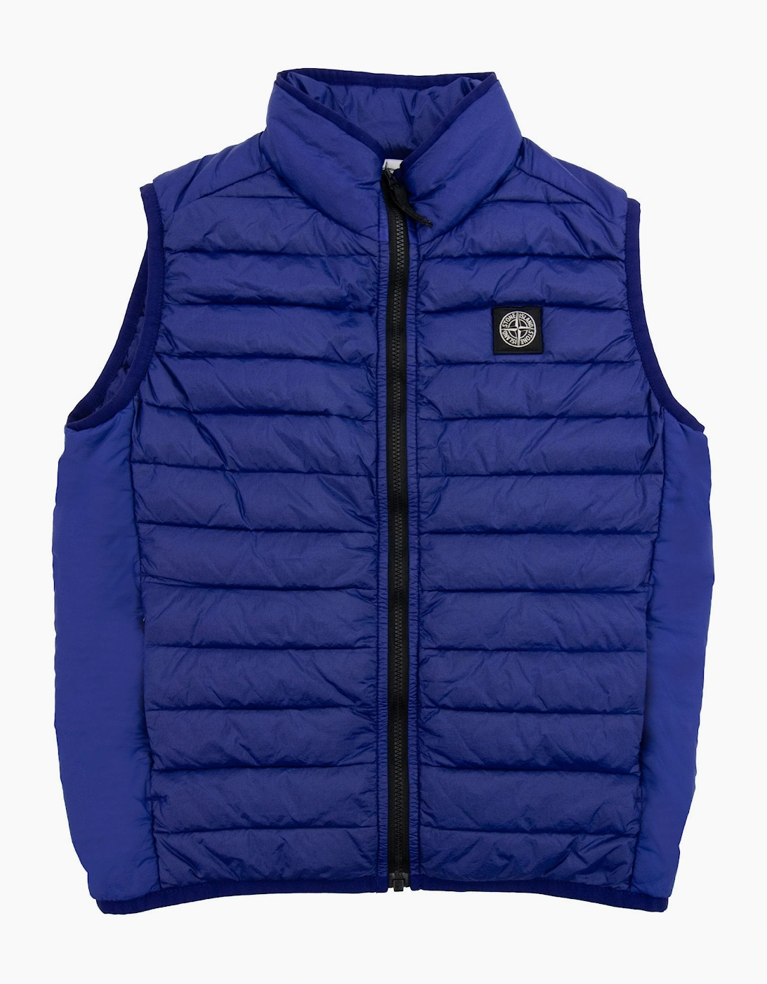 Stone Island Junior G0224 Hooded Down Blouson Gilet Blue V0022, 6 of 5