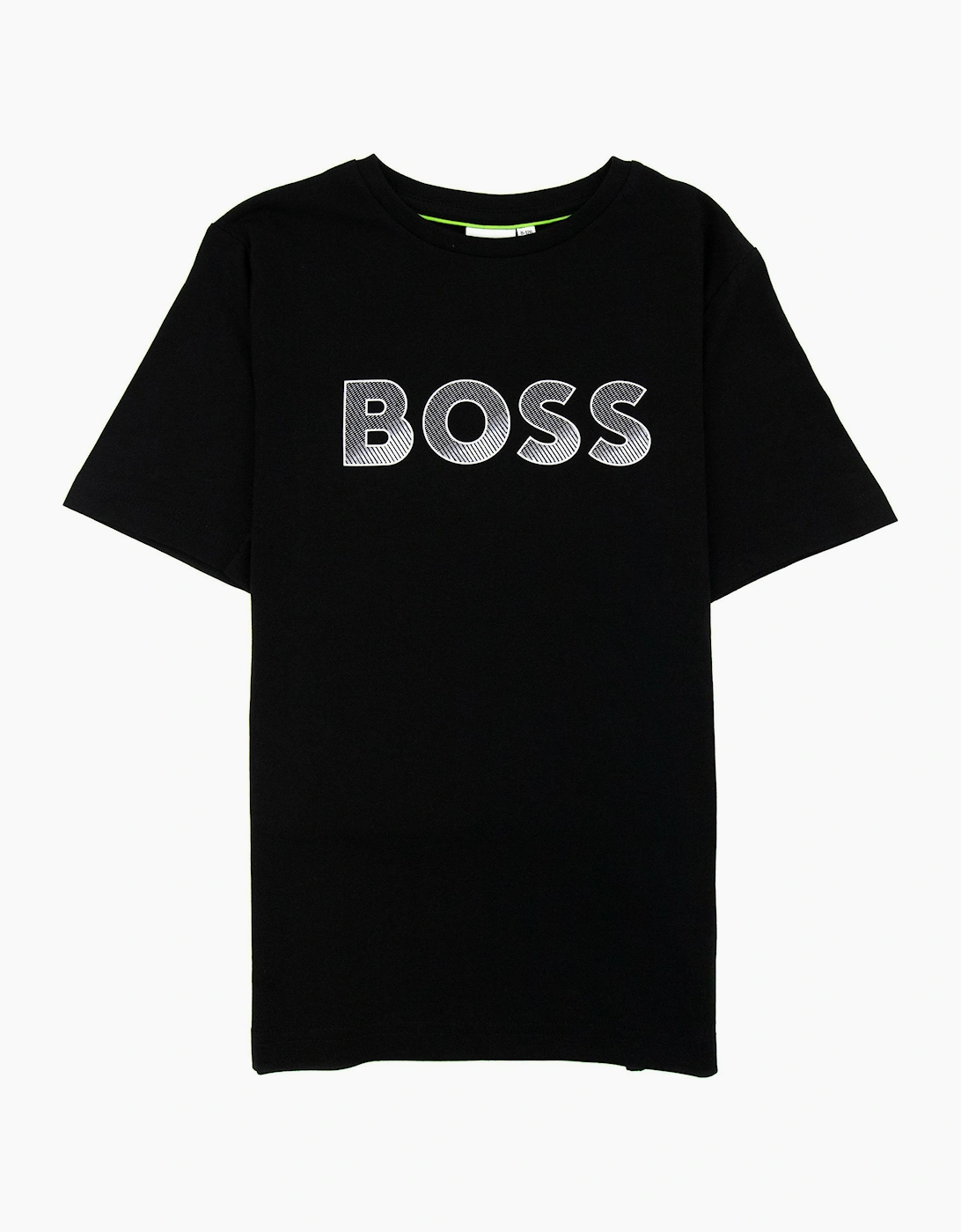 Hugo Boss Kids Printed Logo T Shirt Black 09b
