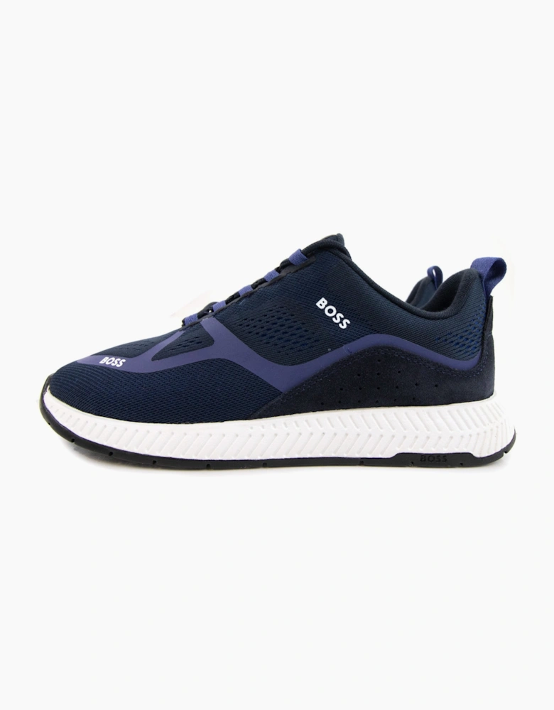 Hugo Boss Titanium Mesh Runner Open Blue