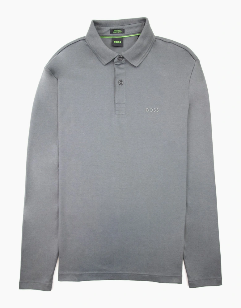 Hugo Boss Pirol Regular Fit L/s Polo Dark Grey 021